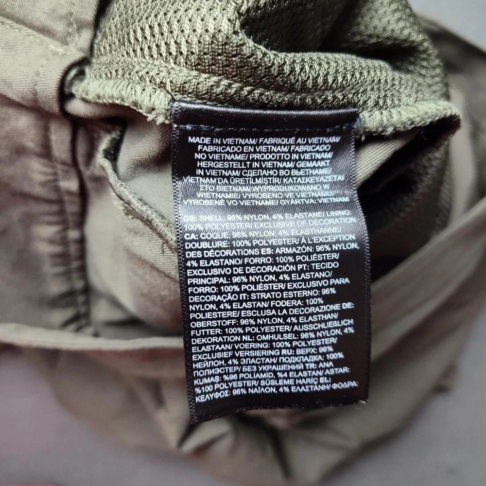 The North Face Pants Mens 30x30 Khaki Climbing Nylon Drawcord Cuffs Tapered - Picture 11 of 16